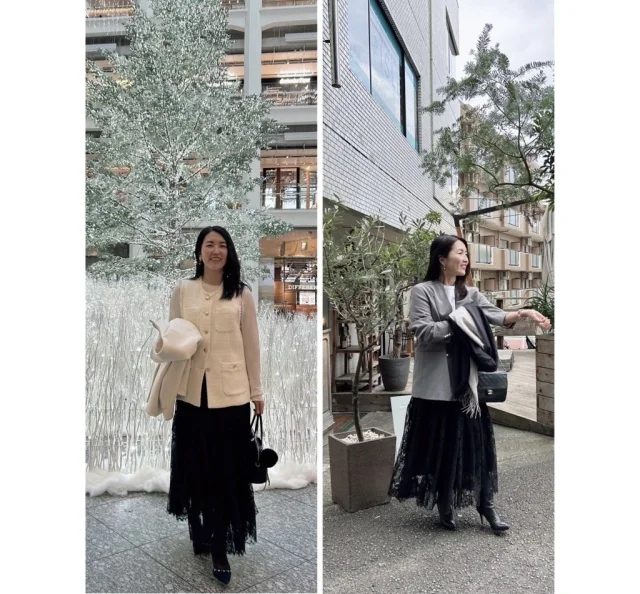 大人が美しく見える黒レース。展示会オーダーアイテムが名品すぎました！