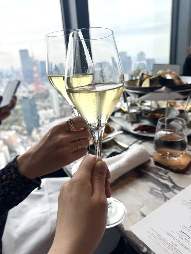 ローラン ペリエでも乾杯