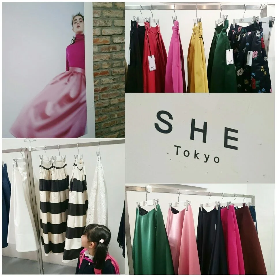 着ていると必ず褒められるスカート『SHE　Tokyo』の2017AW新作展示会へ！_1_1