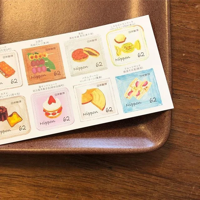 神田淡路町にある洋菓子の名店「近江屋洋菓子店」のスウィーツ切手を発見！_1_1