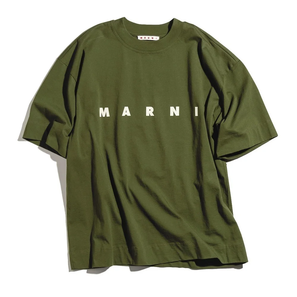 ファッション マルニのロゴTシャツ