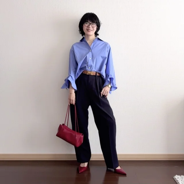 40代が選ぶべきZARA赤小物｜浮かない・痛くない取り入れ方_1_4