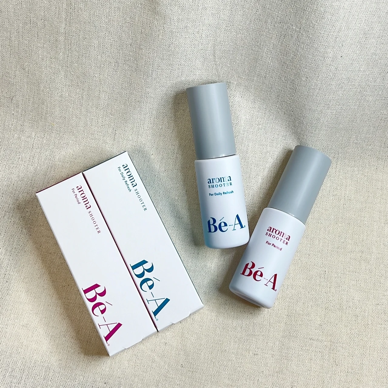 デリケート臭専用のアロマミスト　ベア アロマシューター　全２種　各30mL　￥2420／Bé-A（ベア）