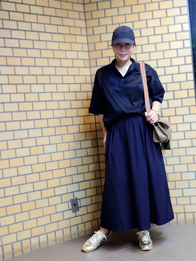 秋のコーデに【ZARA】メタリックスニーカーが使える！_1_3-2