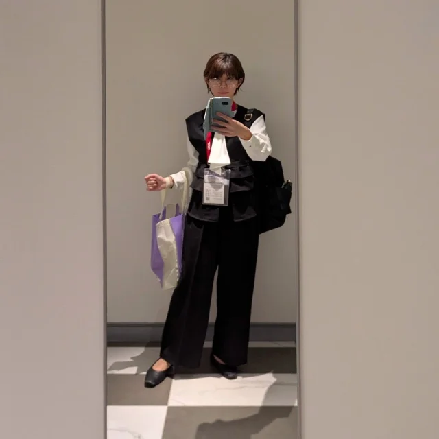 【パーティコーデ】来たる年末。女子会や忘年会などイベントで着回したいジレコーデ_1_4