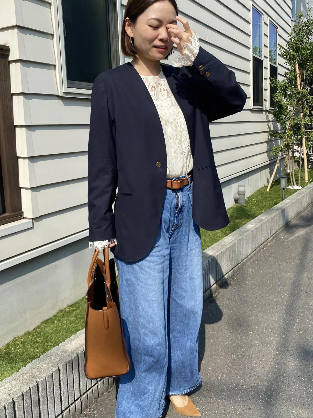 加藤かすみさんコラボ　 M7days 大人レースブラウス