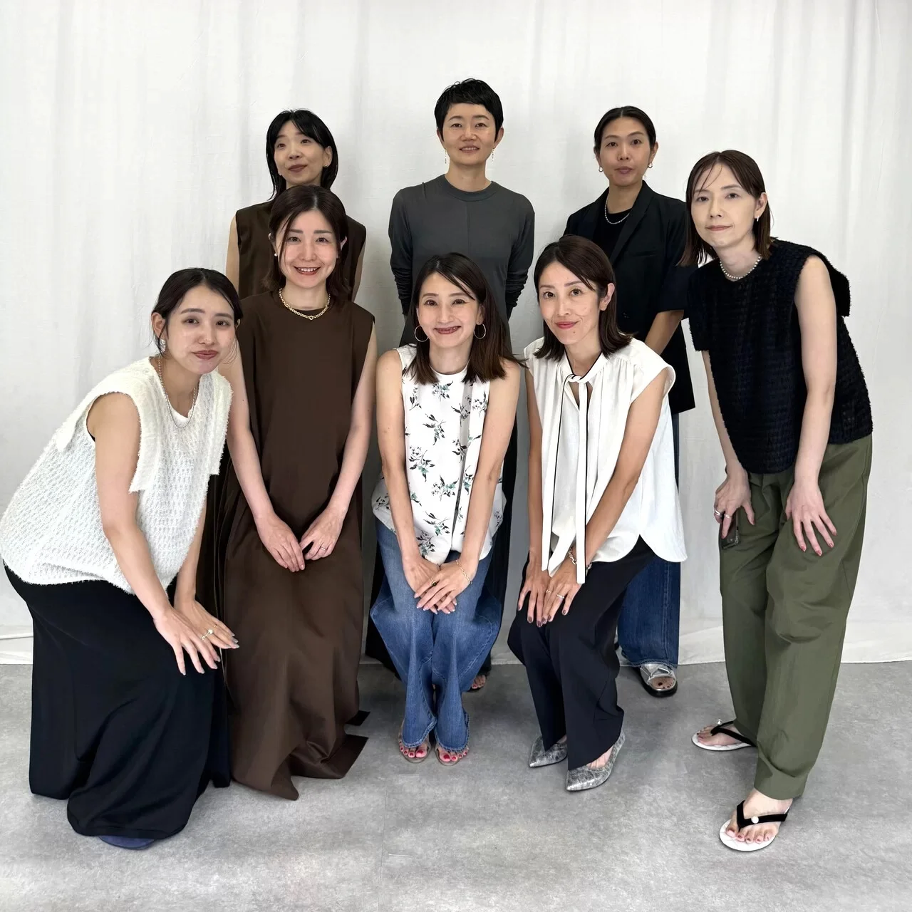 新作ご紹介！＼8.7(木)インスタライブが開催されました／身長別の丈感やおすすめコーディネートをご覧いただけます♡【40代ファッション】