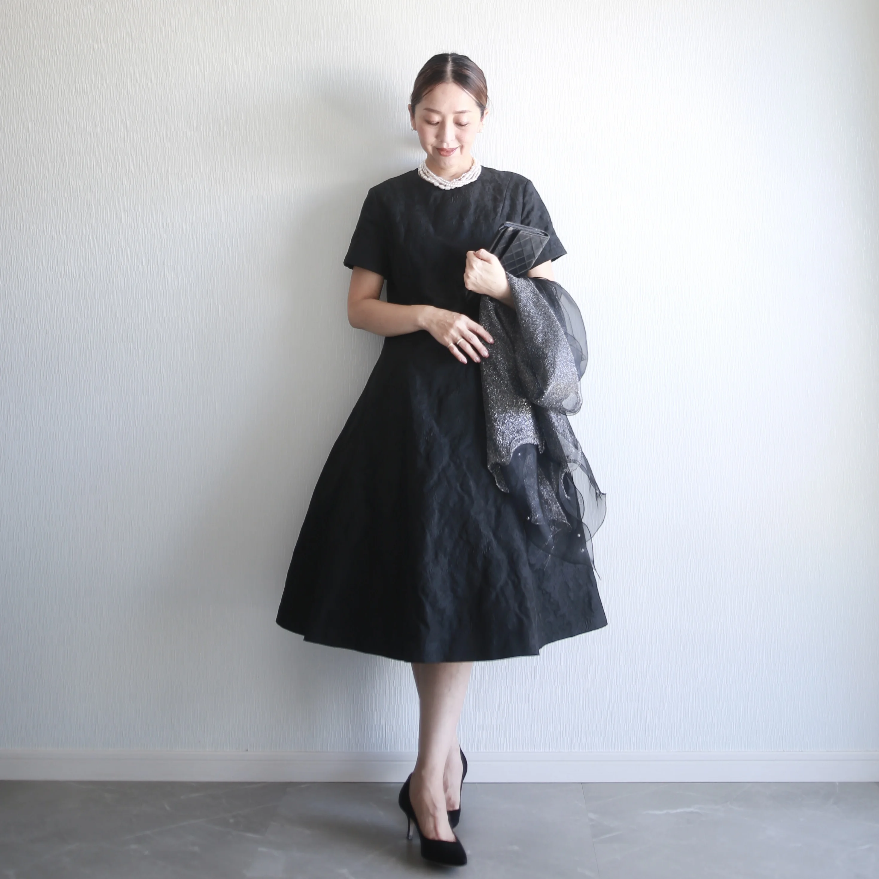 50代の小柄フォーマル〜結婚式お呼ばれドレス〜【bemiの「小柄シンプル」おしゃれ道#15】