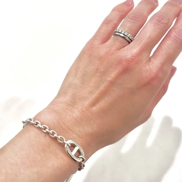 エルメス、hermes、ファランドール、シルバー、エタニティ