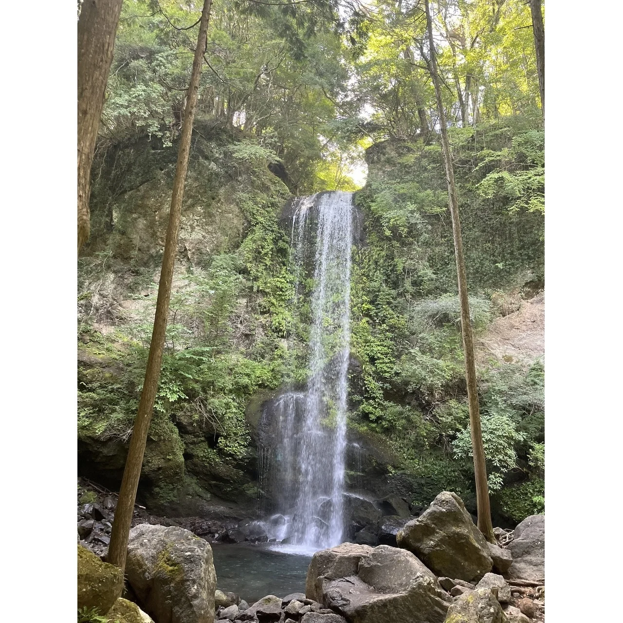 SHIHO デジカメ日記　神奈川県にある夕日の滝へ滝行体験