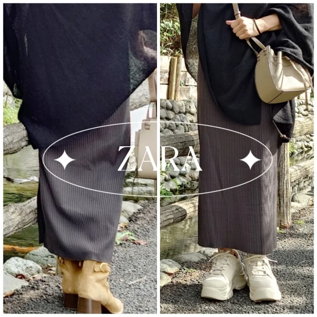 秋のオシャレは足元から【ZARA】でショートブーツとスニーカーを購入♡_1_12