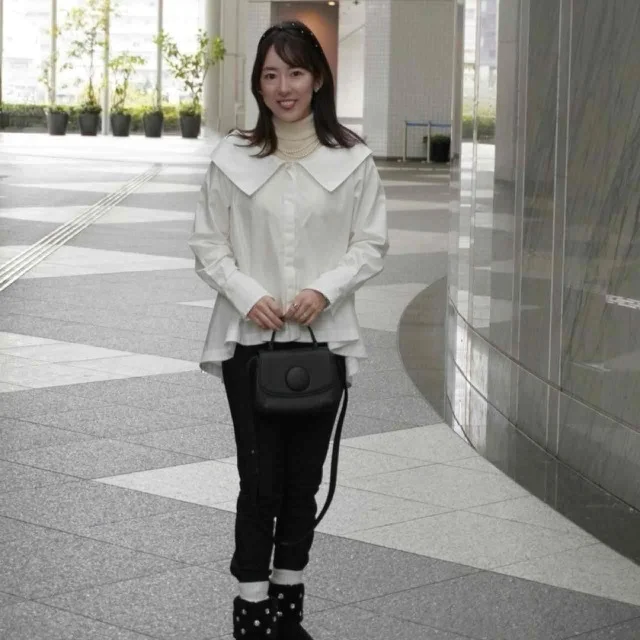 白×黒カジュアルコーデ