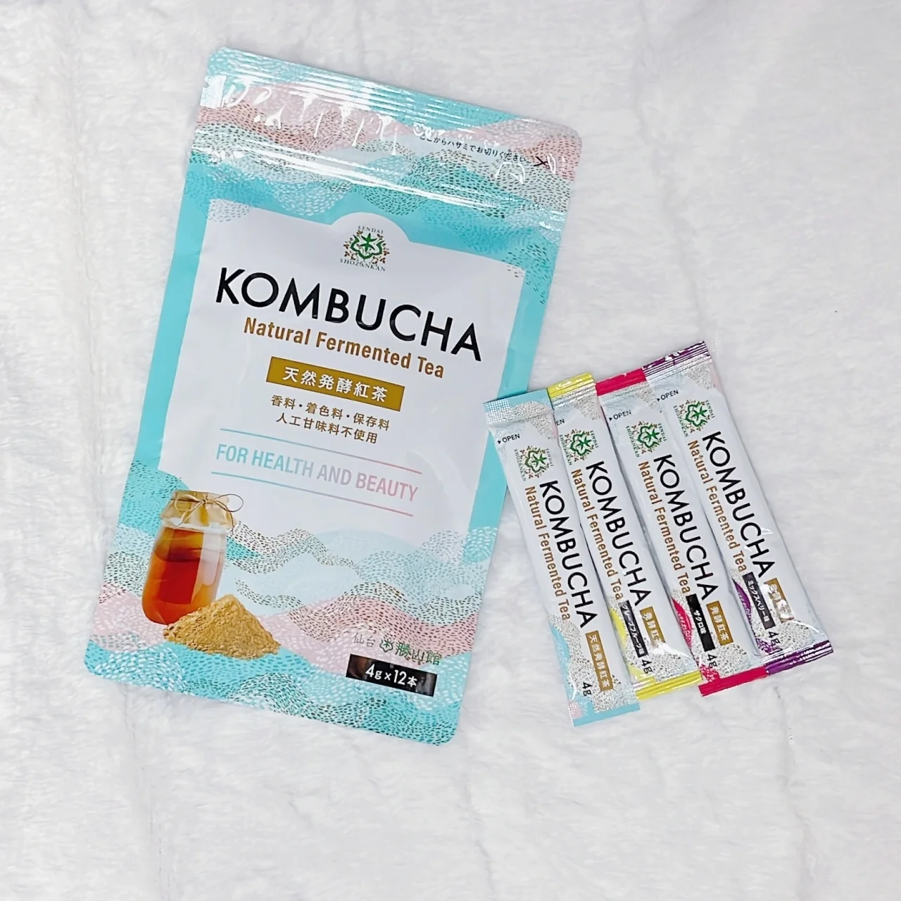 仙台勝山館 発酵紅茶 KOMBUCHA 　コンブチャ　ホットで飲む　おすすめ　腸活