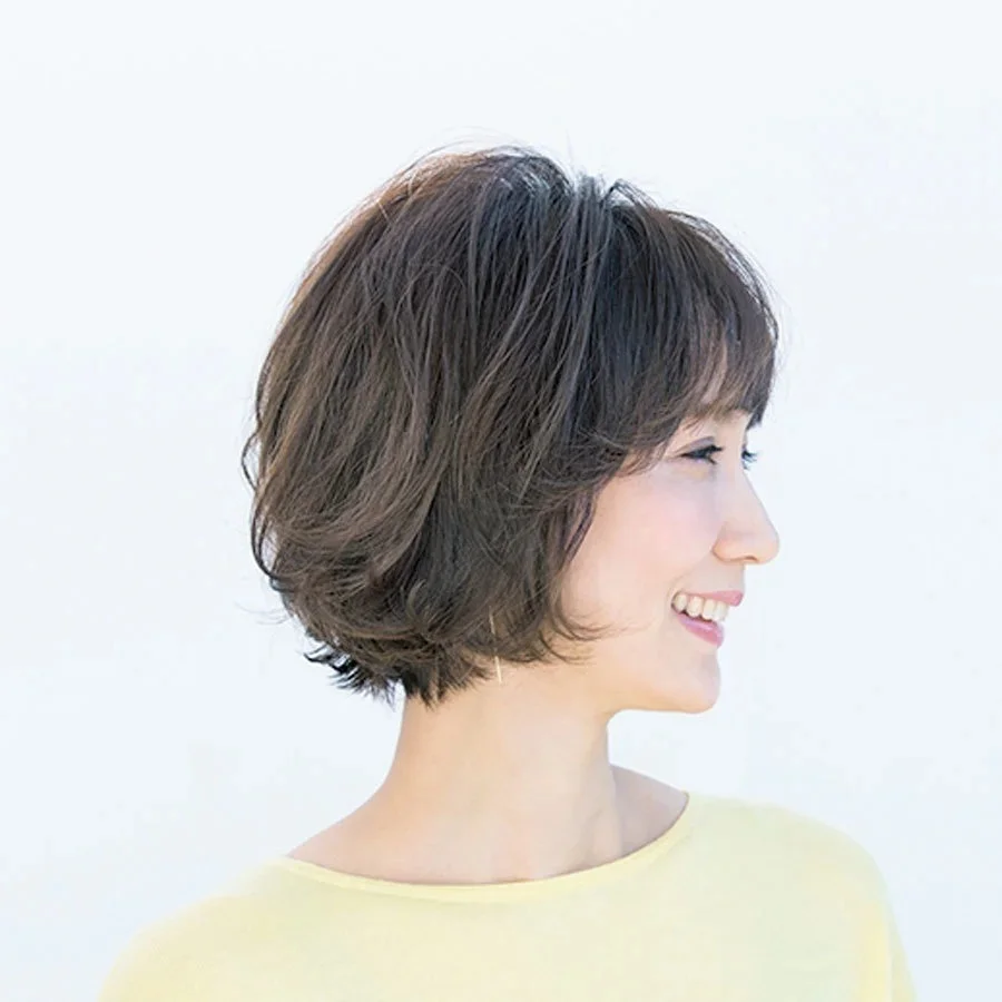 横から見た　人気ボブヘアスタイル9位の髪型