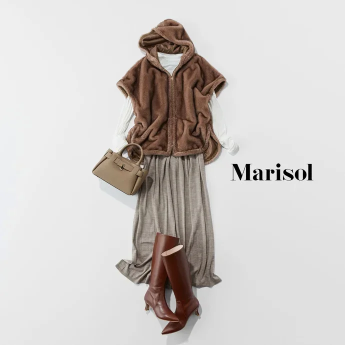 明日のコーデ　人気７位のスカートコーディネート