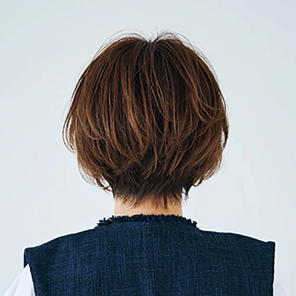 後ろから見た　人気ヘアスタイル９位の髪型