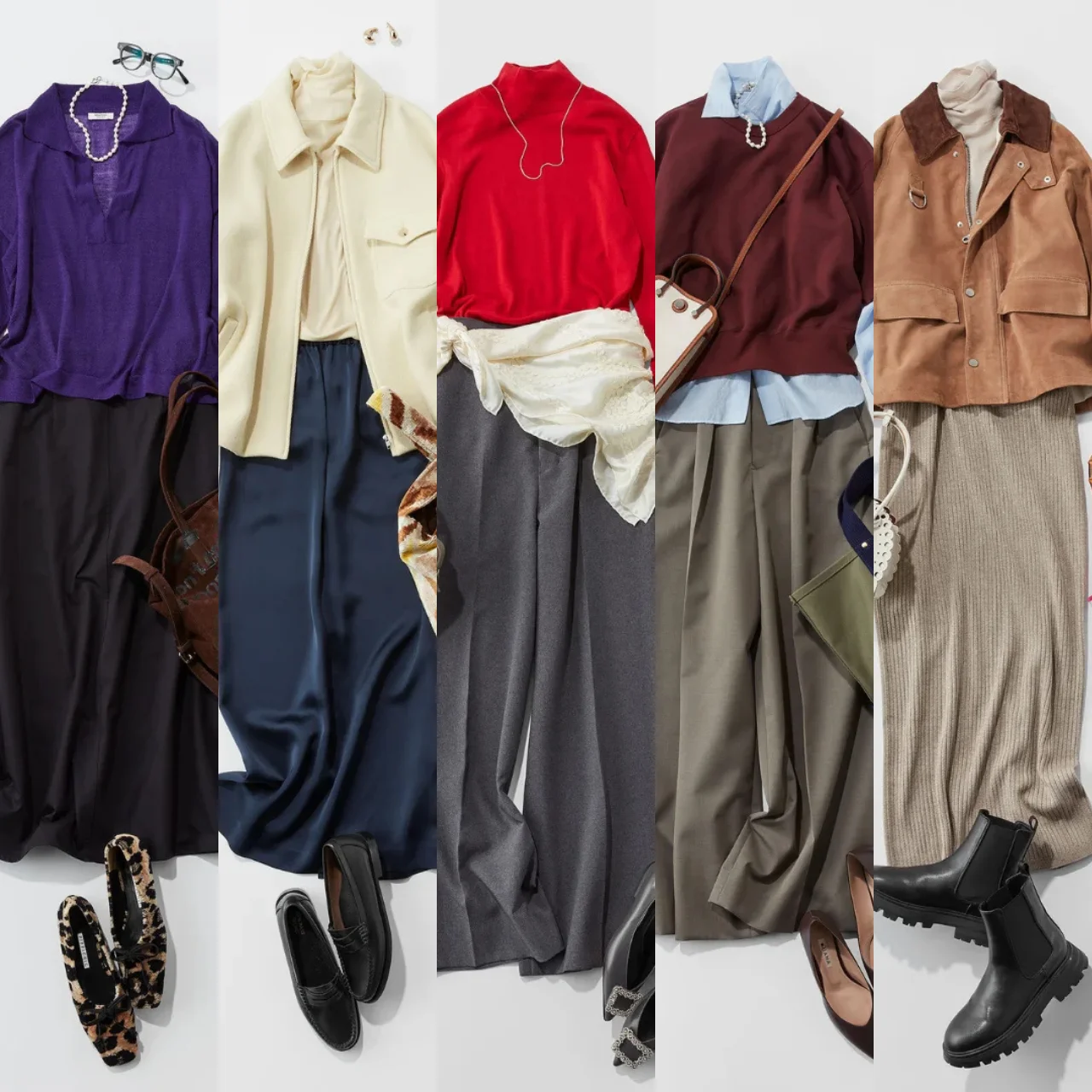 先週の「明日のコーデまとめ」