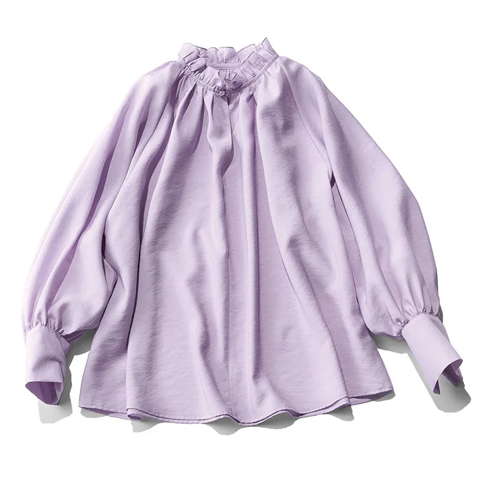 ラベンダーブラウス