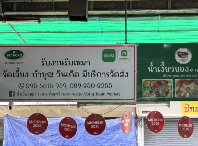 チェンマイ　ナムギャオ　市場