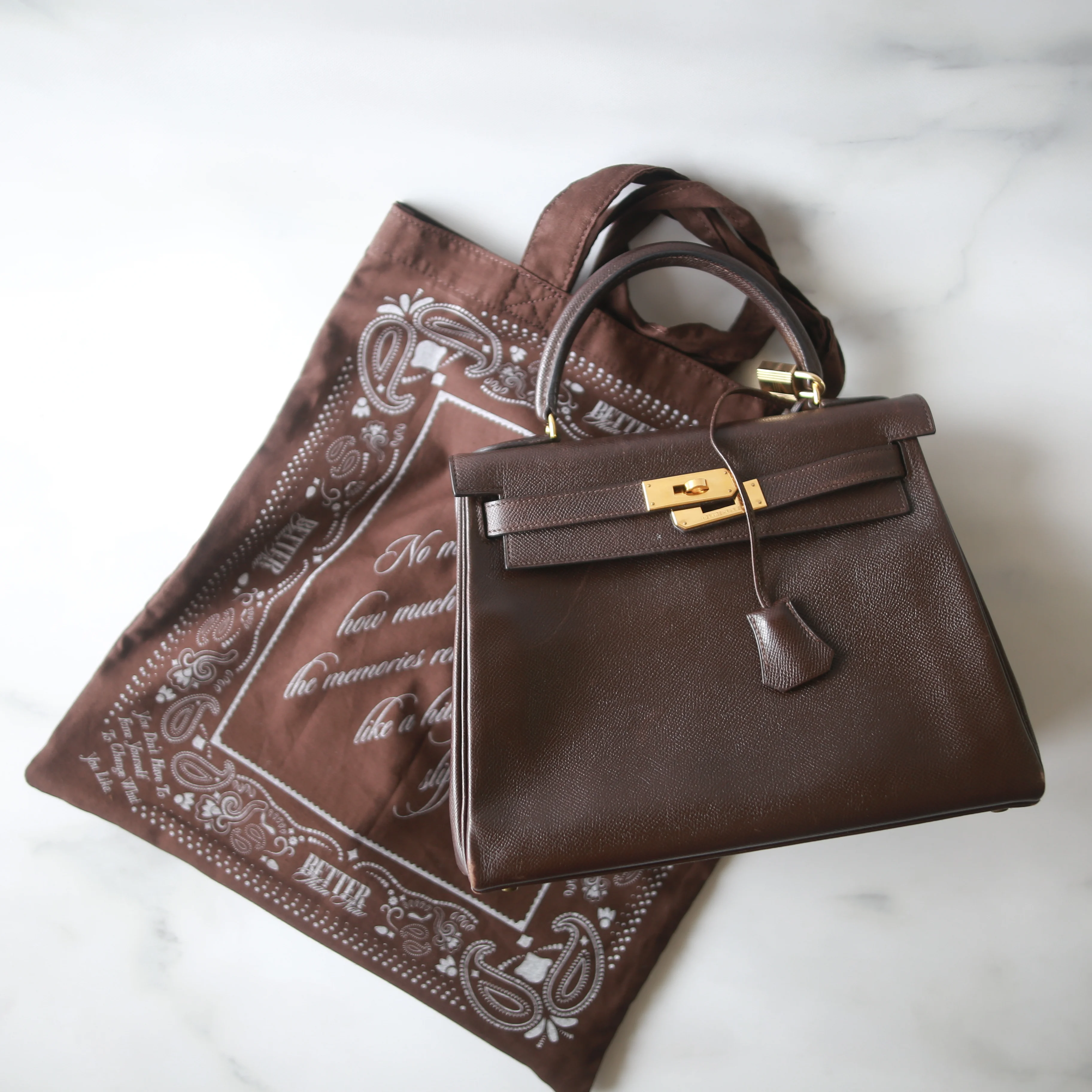 deuxiemeclasse サブバッグ　btn バンダナトート　hermes ヴィンテージ　ケリー