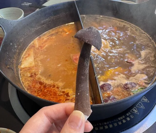 雲南　キノコ鍋　望滇山