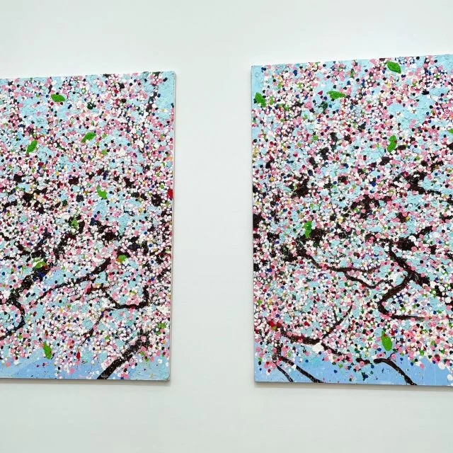 満開の桜で一足早くお花見　ダミアン・ハースト「桜」展　_1_5