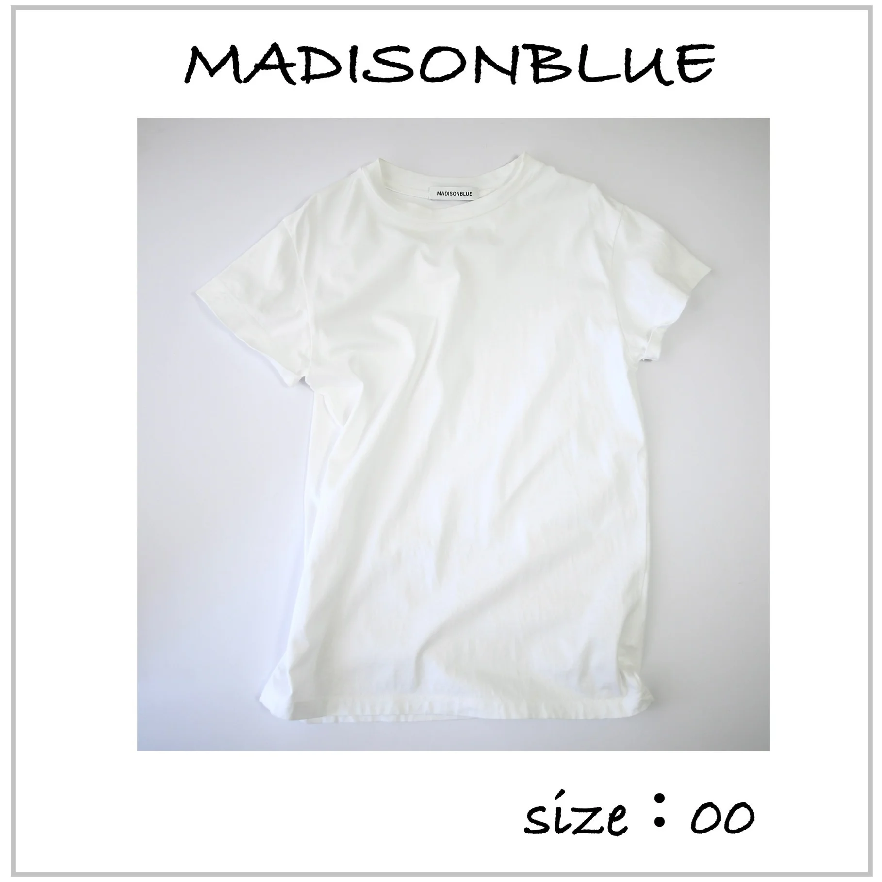 小柄　Tシャツ　madisonblue