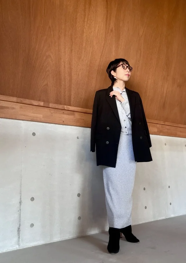 【美女組試着室】シーン別着回し3選！仕事も休日も迷わない、40代のためのニットセットアップ_1_4