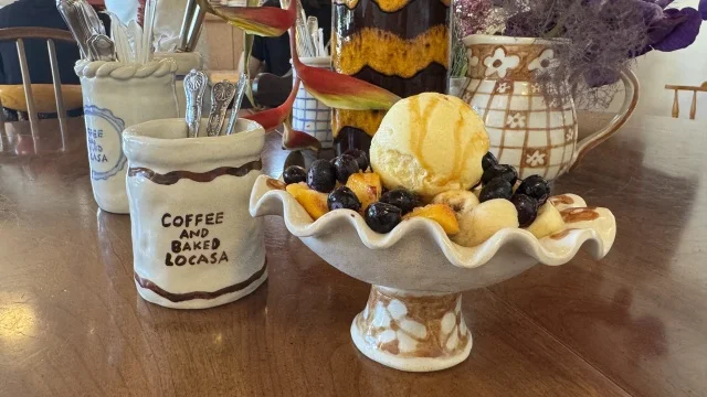 フルーツたっぷりプリンアラモード