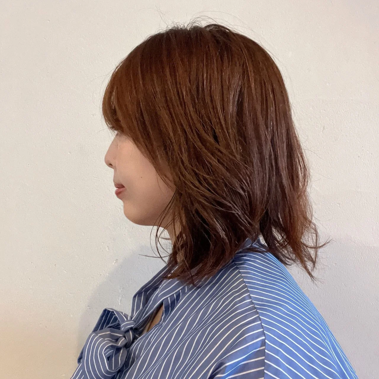 40代のミディアムヘア　