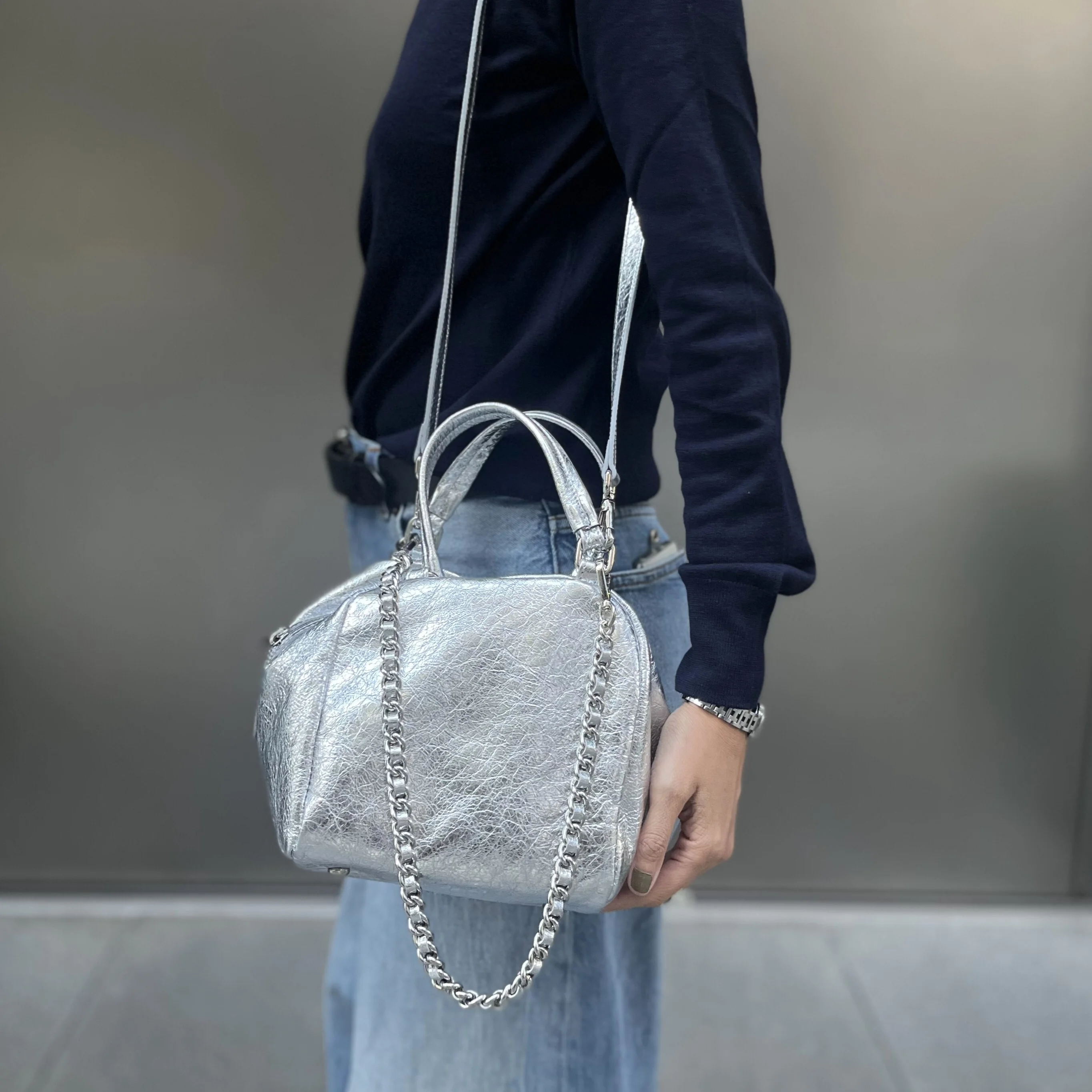 マルコマージのMarisol別注　3WAYシルバーチェーンバッグ