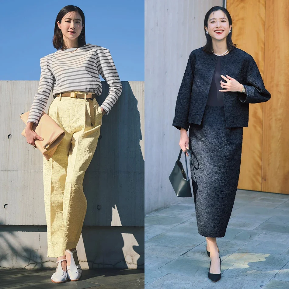 エディター東原妙子さん×M7days  春の華やかワードローブ