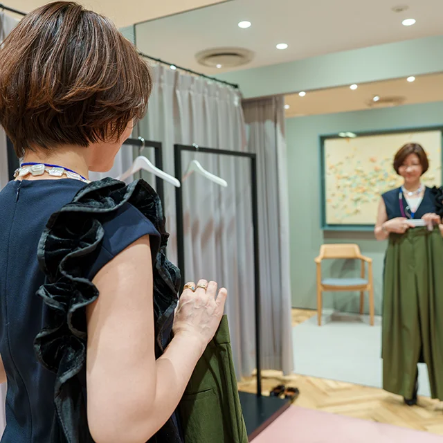 40代きれいめファション　shopmarisol happyplusstore 横浜そごう　マリソル美女組　集英社　40代ファッションコーディネート