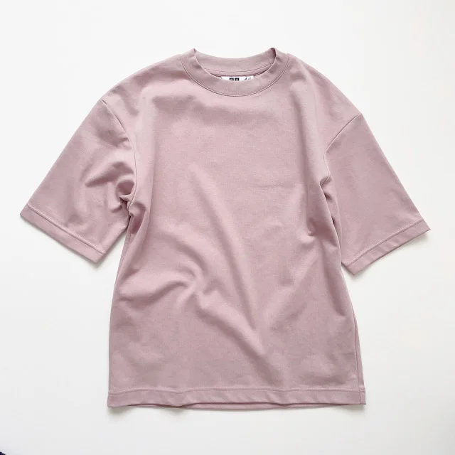 UNIQLO U(メンズ) エアリズムコットンオーバーサイズTシャツ 1,990円