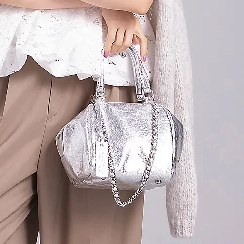 【Marisol別注】3WAYシルバーチェーンバッグ