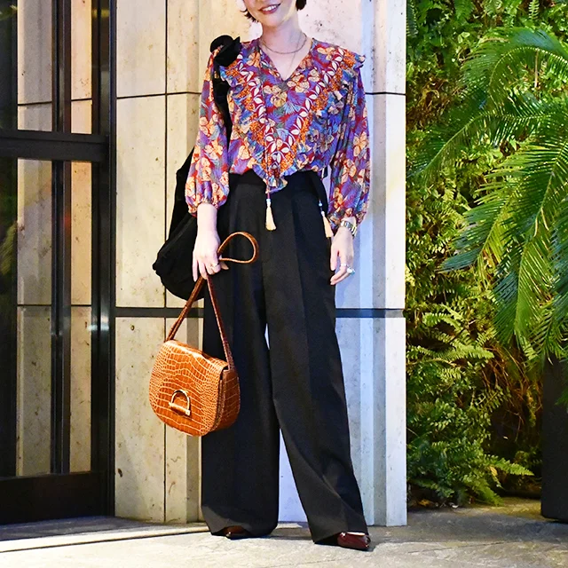 M7days マリソル美女組 HAPPY PLUS STORE サスペンダーパンツ サロペット 40代ファッションコーデ