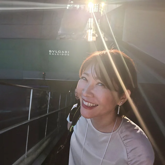 ブルガリカレイドス　国立新美術館　六本木美術館　イタリアローマブランド　BVLGARI KALEIDOS
取材　フォトコール　マリソル美女組