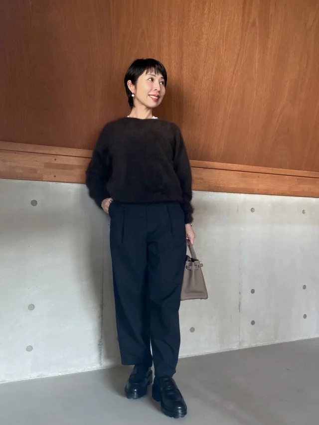 40代が今っぽく見える、ユニクロ×コントワー・デ・コトニエの最旬バレルパンツ_1_2