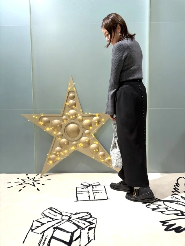 さりげないアクセントが合わせやすくて便利！