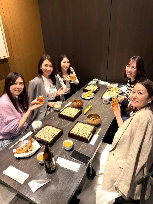 展示会後は美女組メンバーとランチ♪