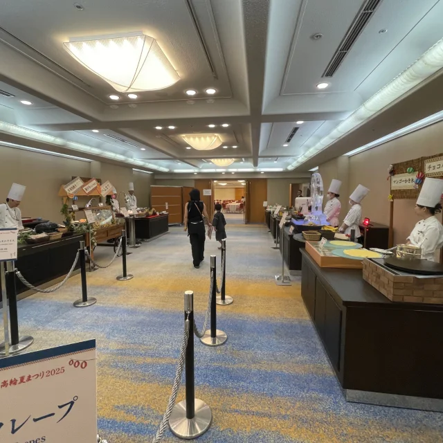 【雨の日だって快適】都心ホテルで美味しすぎる夏祭り【グランドプリンス新高輪】