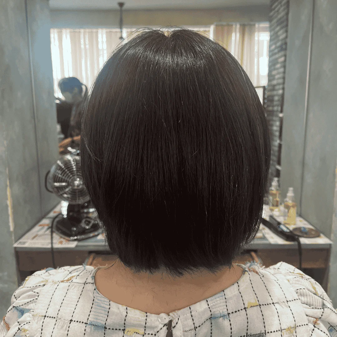40代のミディアムヘア　