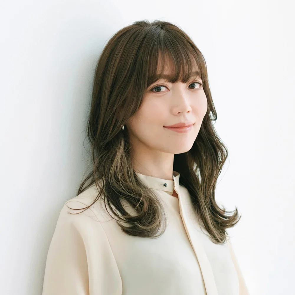 40代に似合う髪型　ロングヘアスタイル人気ランキング６位