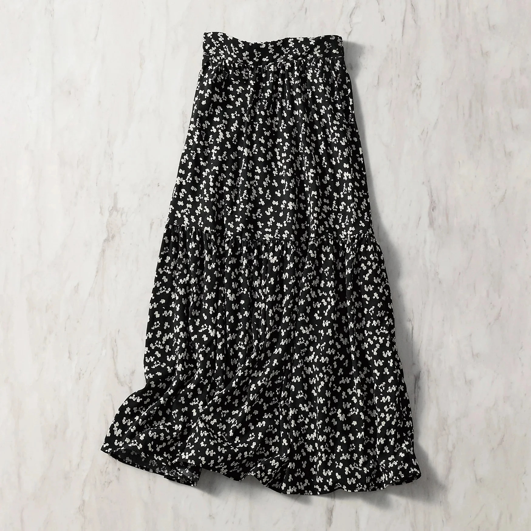 marjour　【HPS別注】FLOWER TIERED SKIRT