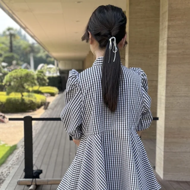 5秒でヘアセット完！ミドル世代の【ヘアカフ】【リボンヘアアクセ】事情_1_1