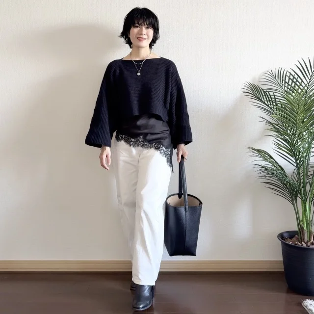 ネイビー×デニムでつくる「大人の春コーデ」_1_3