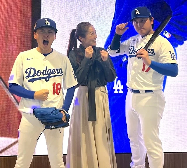 左◇山本申伸さん　右◇大谷似翔平さん（どちらもそっくりさん）