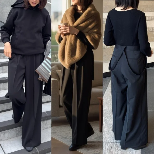 40代の下半身デブ悩みを蹴散らす“M7daysサスペンダー付きタックパンツ”_1_1