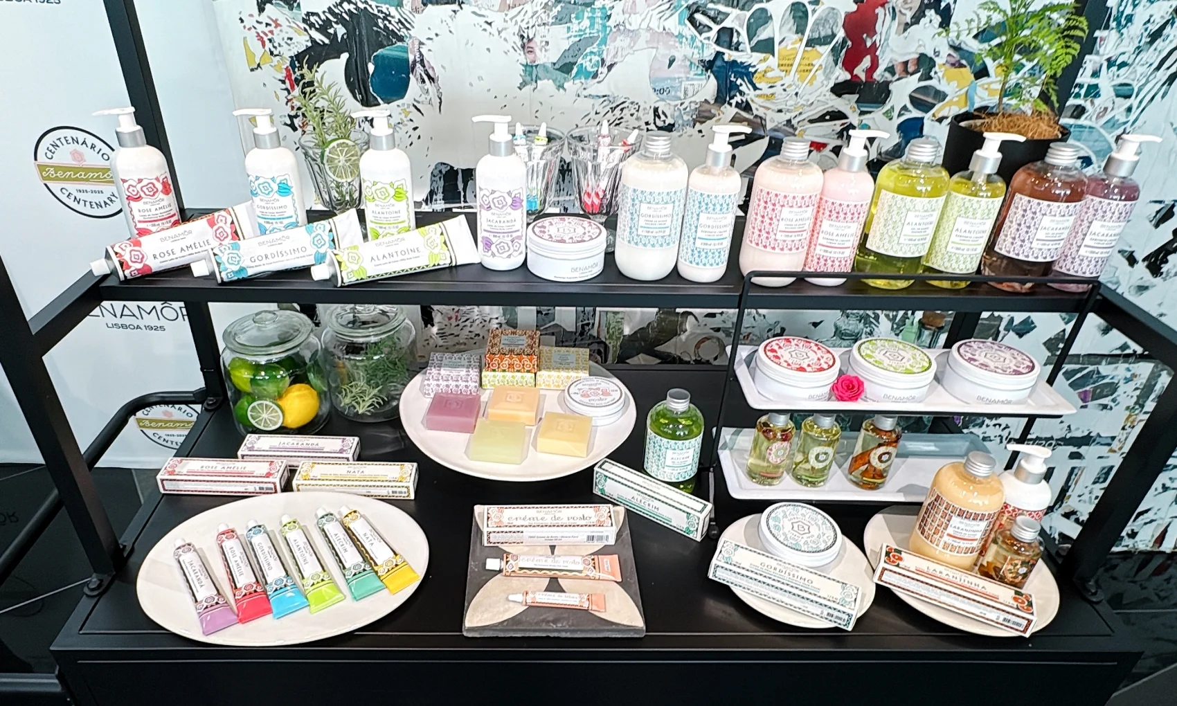 Benamôr（ベナモール） ポルトガル　新作コスメ　　発表会の写真　製品ラインアップ