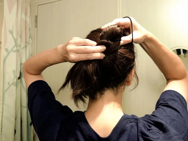 3COINSのヘアアクセサリーを使った夏の簡単ヘアアレンジ♪_1_13-1